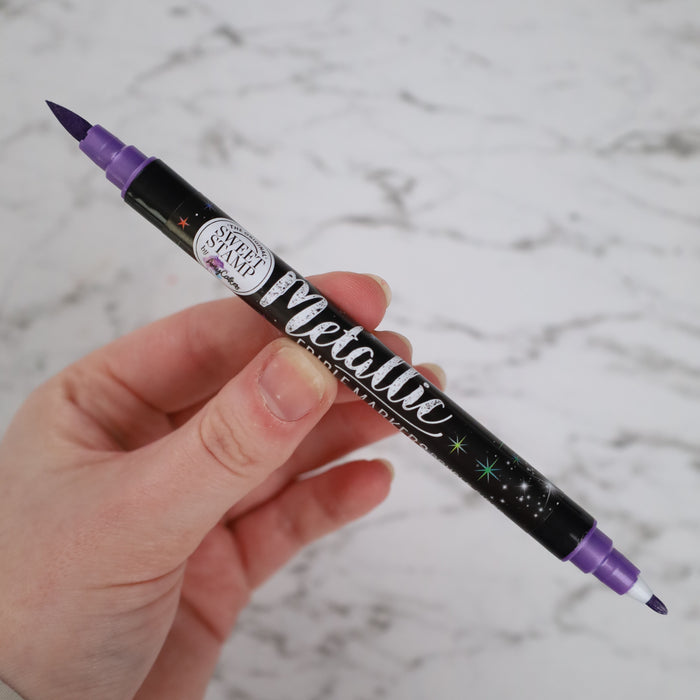 Sweet Stamp Metallic Edible Marker - Purple