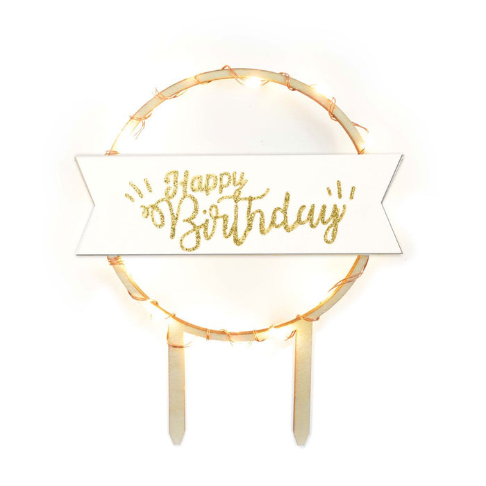 ScrapCooking - Topper "Happy Birthday" LED