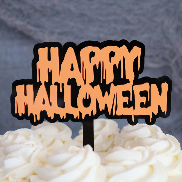 Sweet Stamp CakeTopper - Happy Halloween