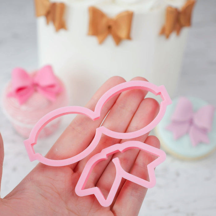 Sweet Stamp - Bow Cutter Set - Cookie/Cupcake Size
