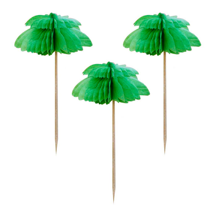 Gingerray - Cupcake Topper Palm Trees